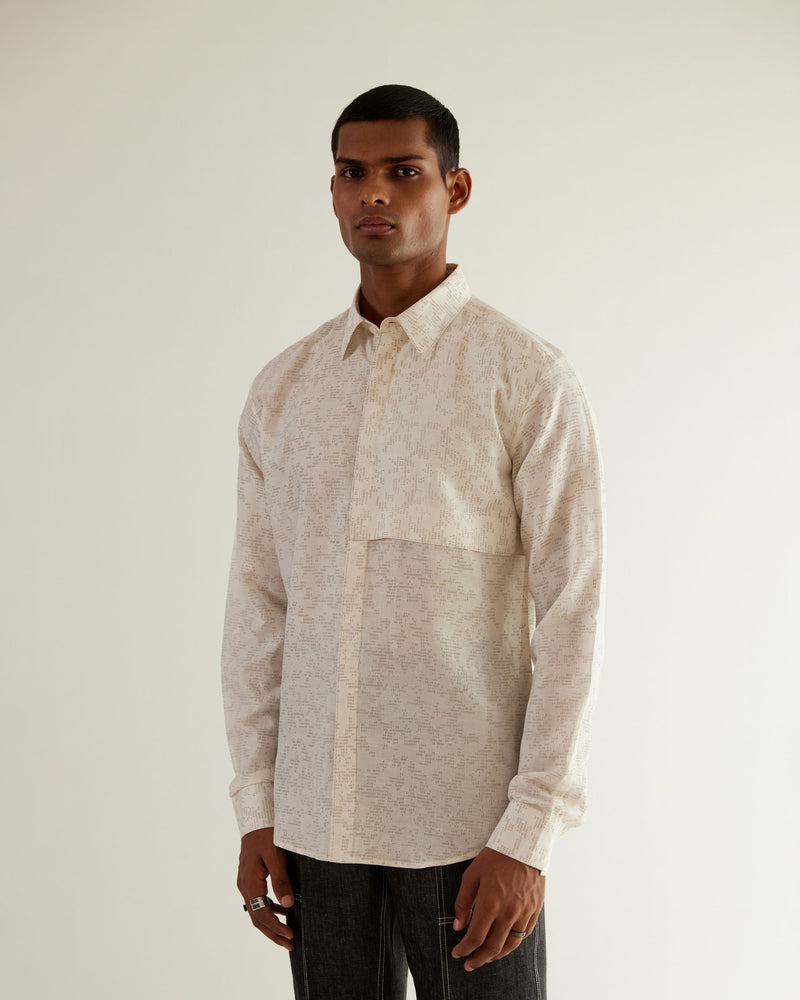 Camo Block Flap Shirt