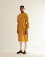 Black Hole Print Kurta Set