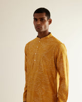 Black Hole Print Kurta Set