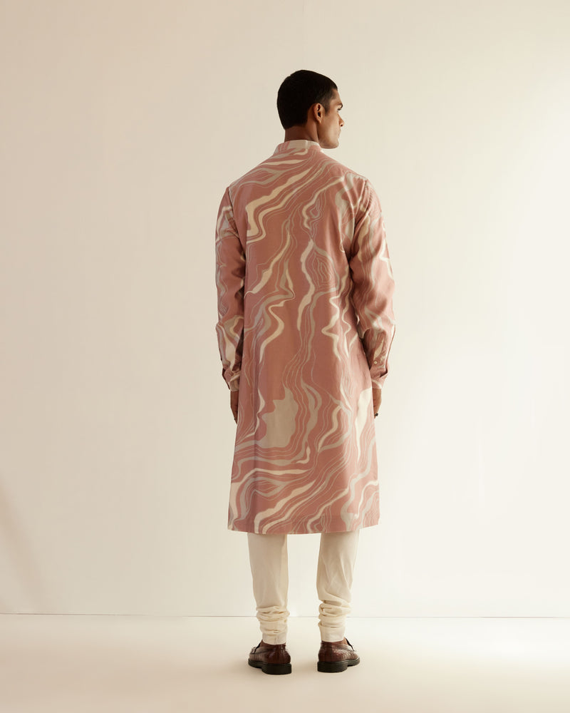 Infinity Print Kurta Set