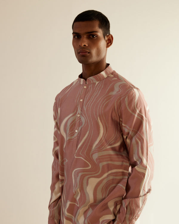 Infinity Print Kurta Set