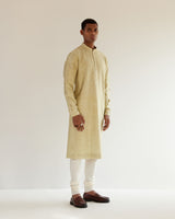 Black Hole Print Kurta Set