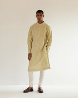 Black Hole Print Kurta Set
