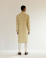 Black Hole Print Kurta Set