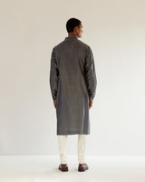 Linear Scattered Hand Embroidery Kurta Set