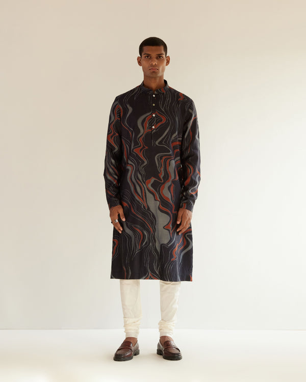 Infinity Print Kurta Set