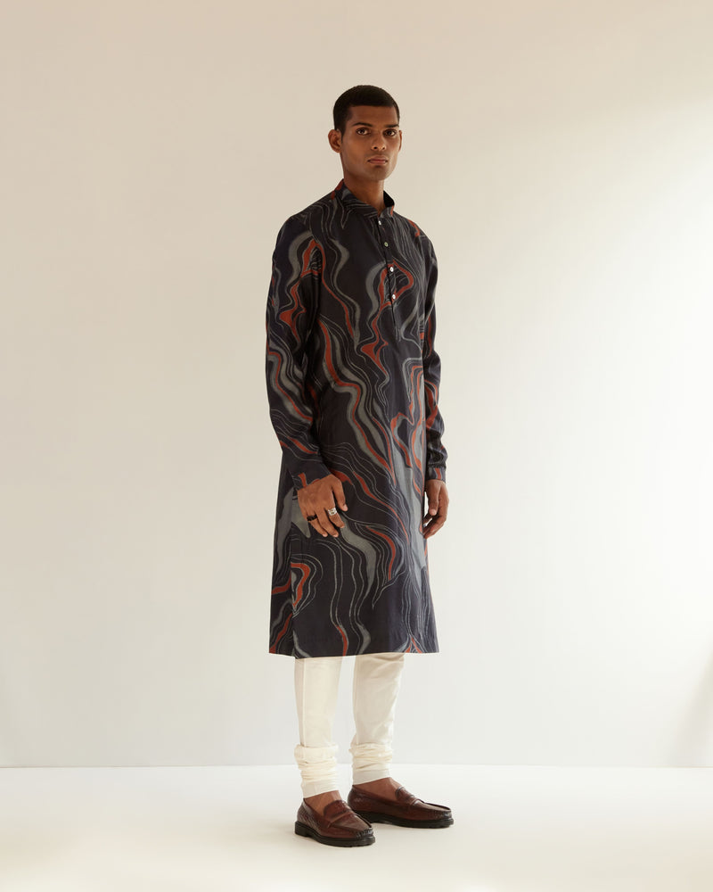 Infinity Print Kurta Set