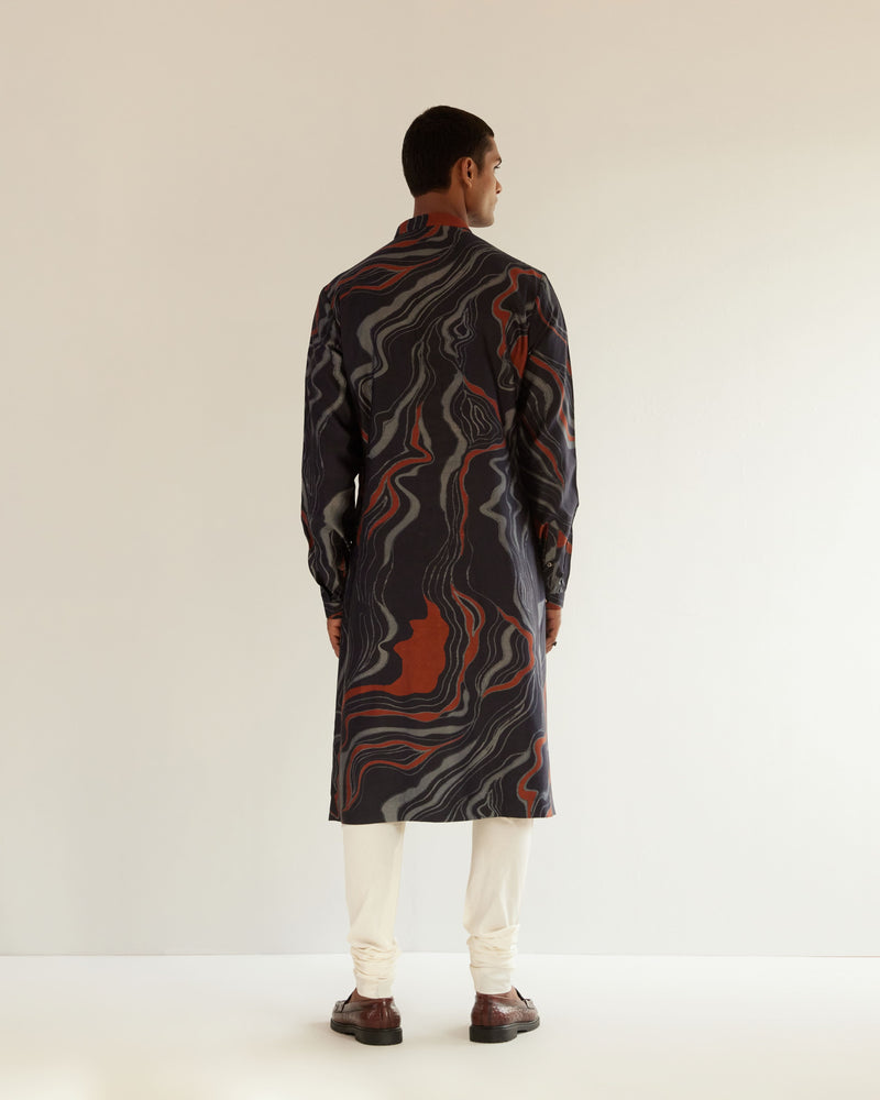 Infinity Print Kurta Set