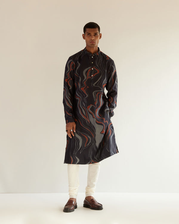 Infinity Print Kurta Set