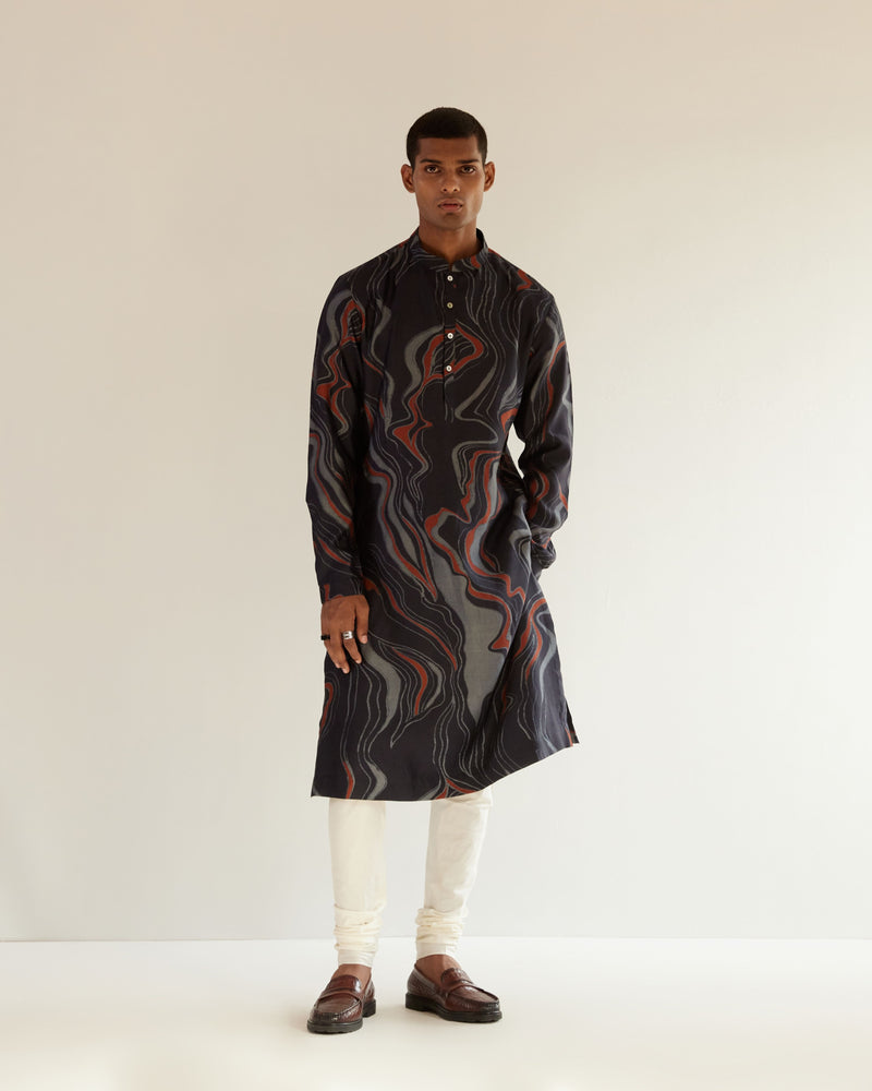 Infinity Print Kurta Set
