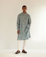 Black Hole Print Kurta Set