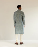 Black Hole Print Kurta Set