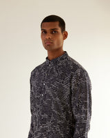Upscale Camo Block Linen Kurta