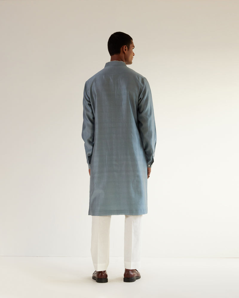 Black Hole Embroidery Kurta Set