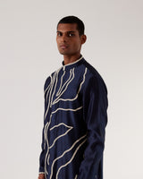 DNA Front Open Kurta Set