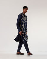 DNA Front Open Kurta Set