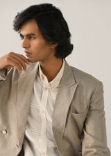 Hemp Double Breasted Jacket