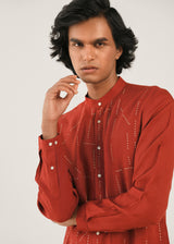 Speckled Short Kurta