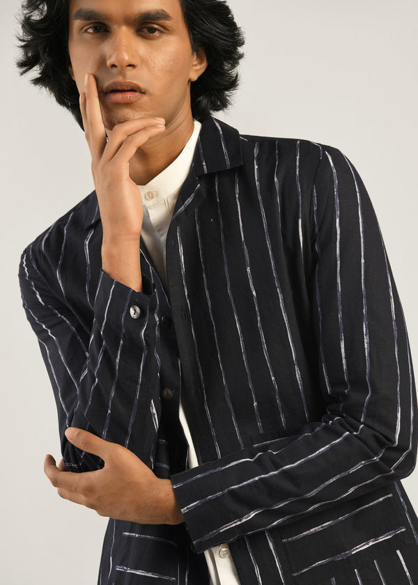 Rustic Stripes Overshirt