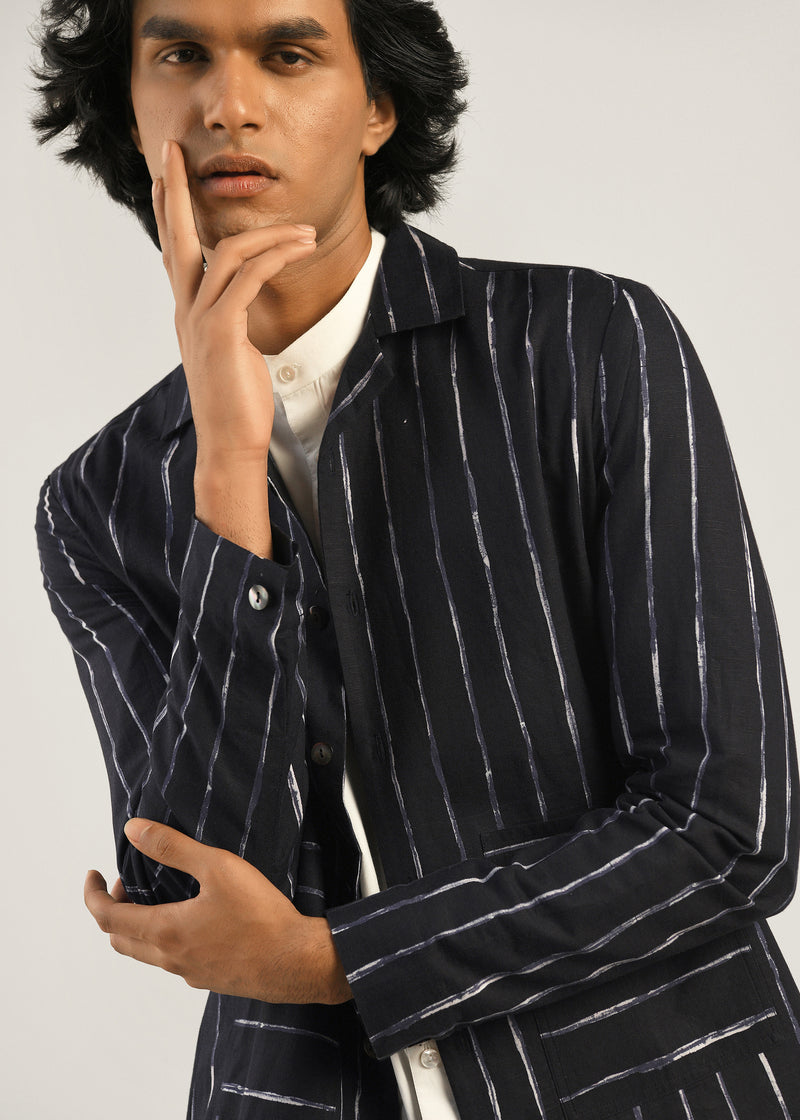 Rustic Stripes Overshirt