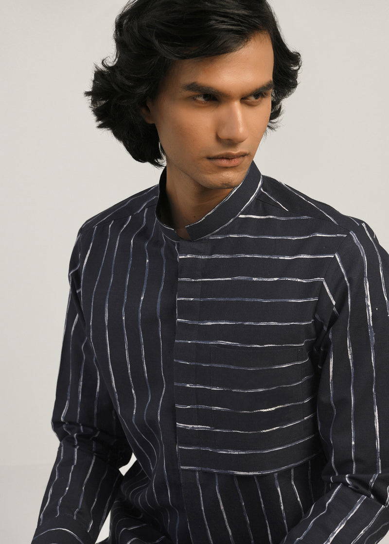 Rustic lines Short kurta