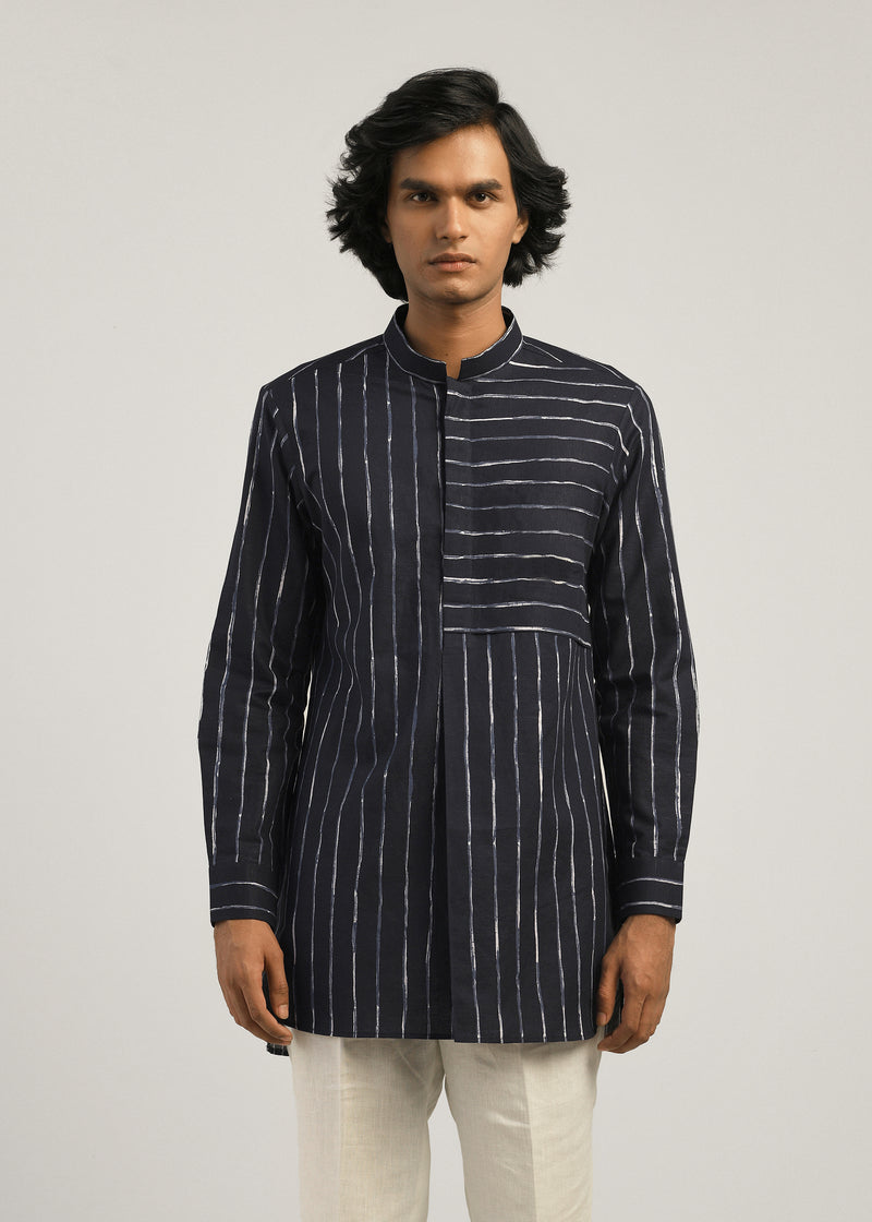Rustic lines Short kurta