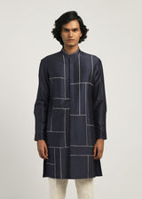 Patchwork Block Kurta Set