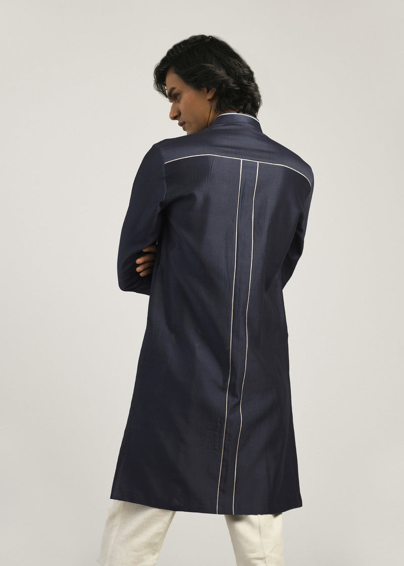 Patchwork Block Kurta Set