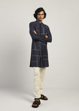 Patchwork Block Kurta Set