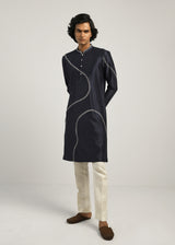 Coil Hand Embroidery Kurta Set