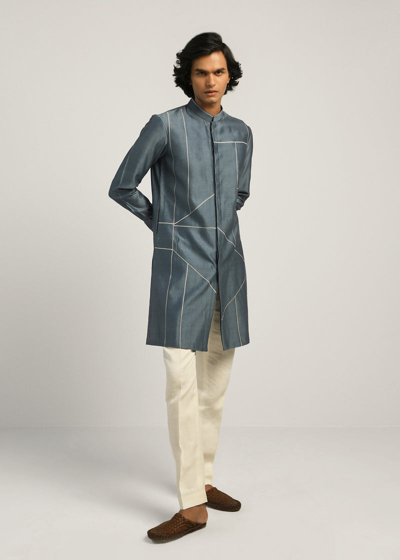 Patchwork Block Kurta