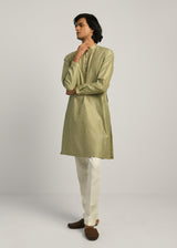 Hexa Dots hand Emb Kurta Set