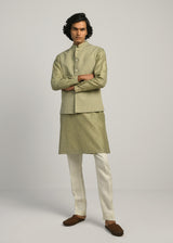 Hexa Dots hand Emb Kurta Set