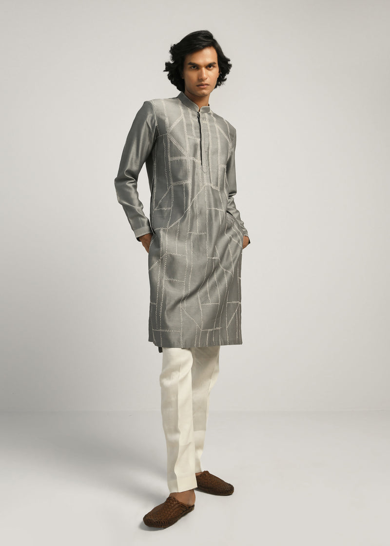 Fuselage Hand Emb Kurta Set