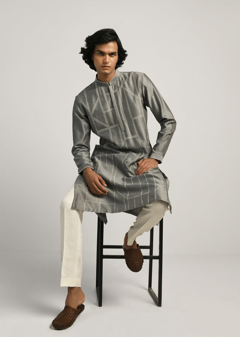 Fuselage Hand Emb Kurta Set