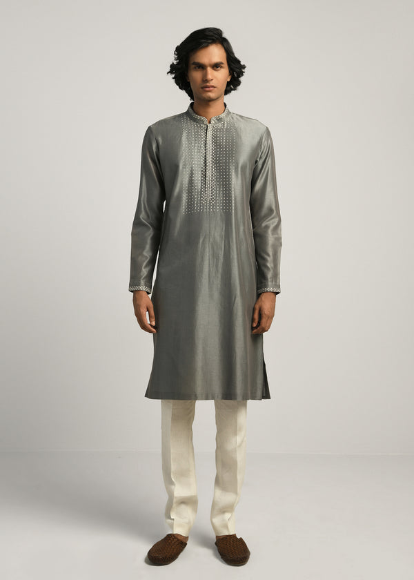 Dots Yoke Kurta