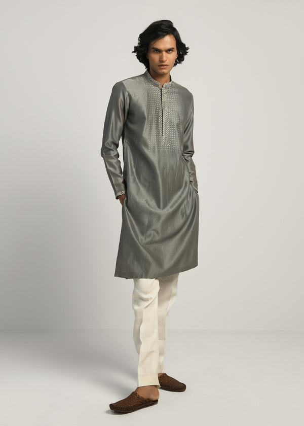 Dots Yoke Kurta Set