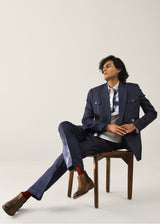 Linen Double Breasted Blazer