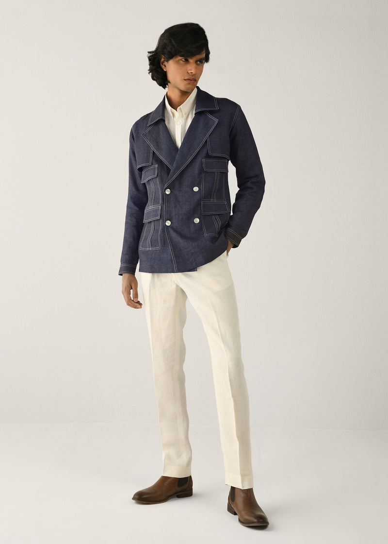 Cropped Trench Jacket
