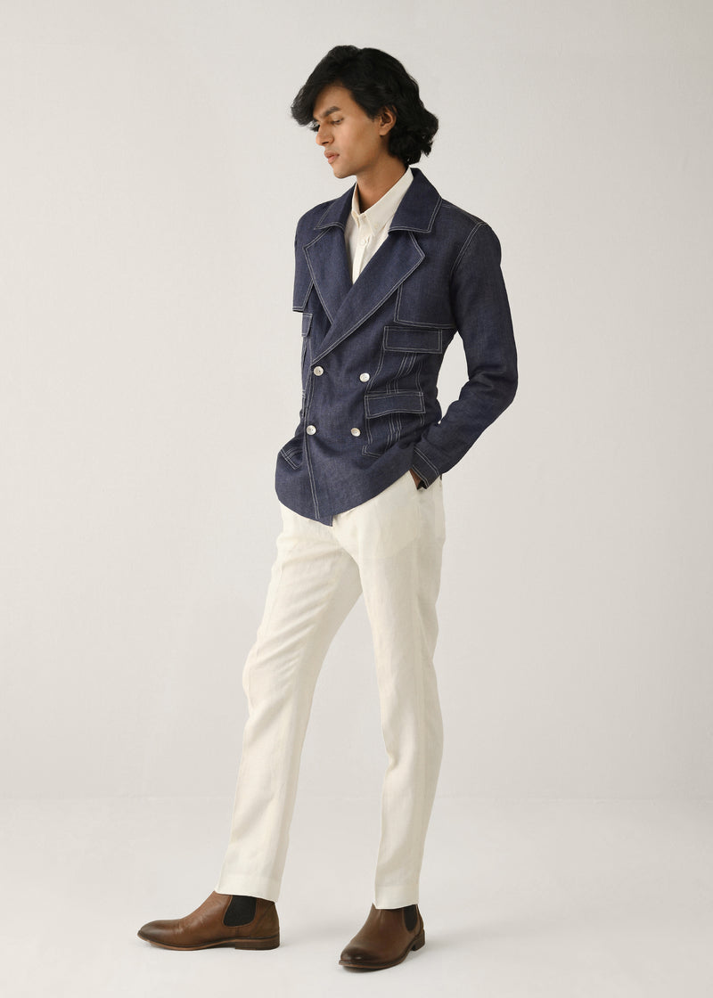Cropped Trench Jacket