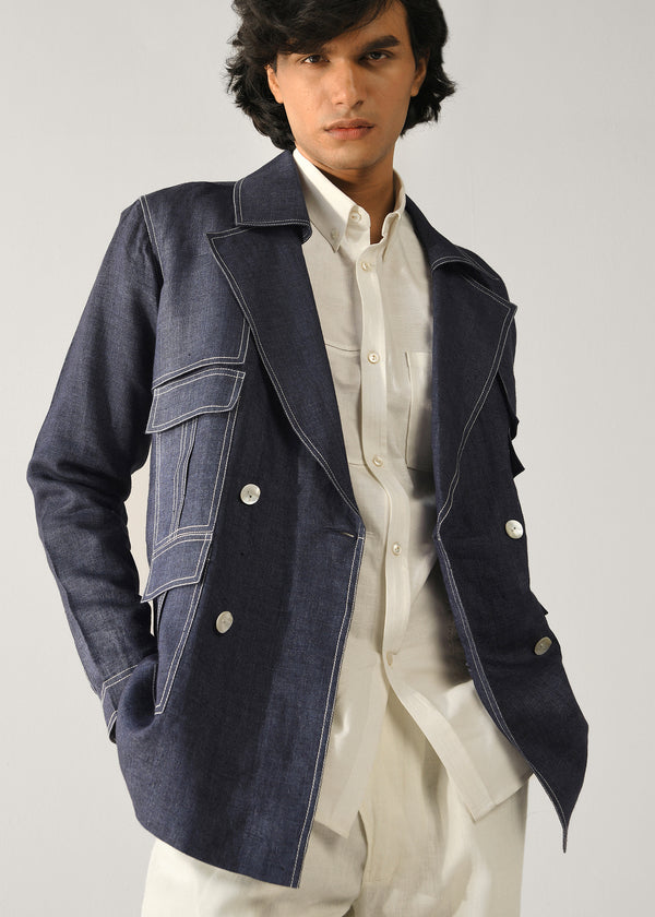 Cropped Trench Jacket