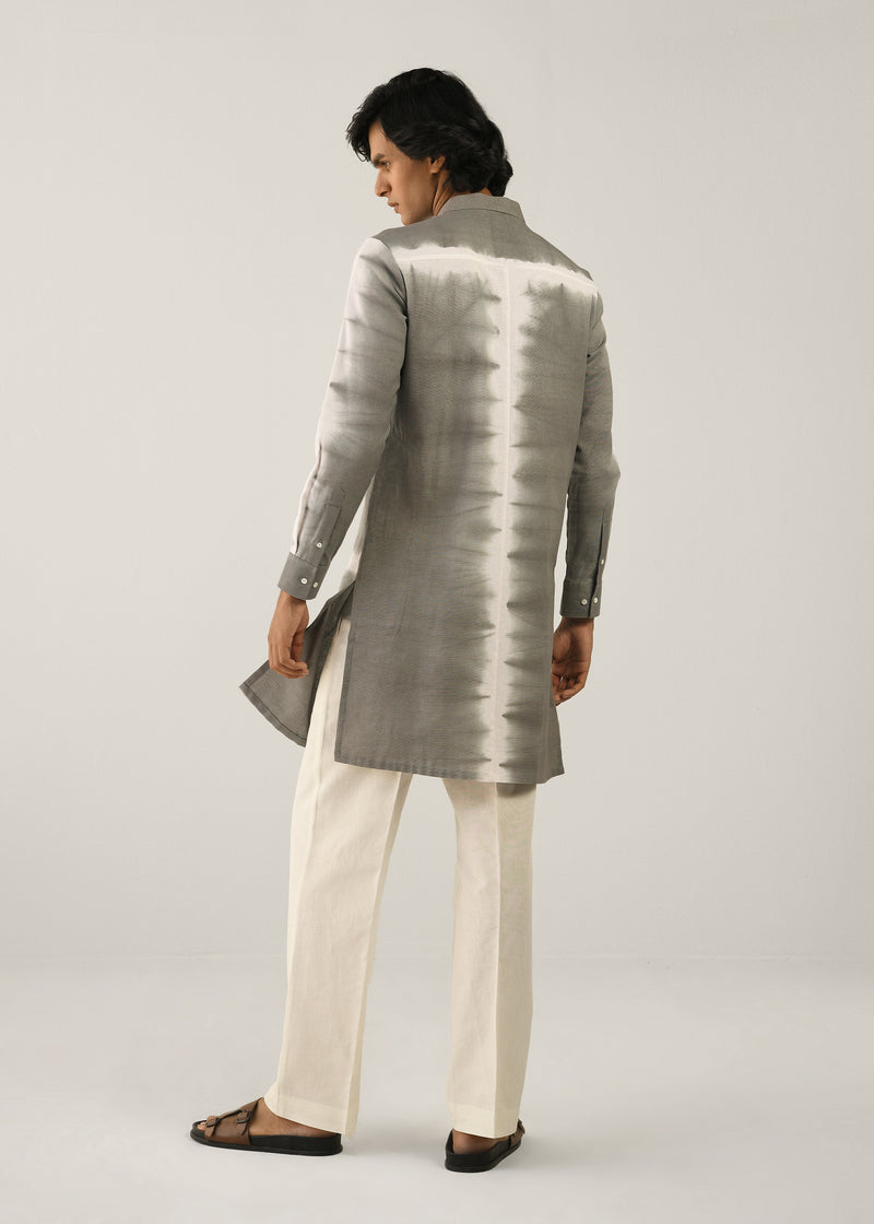 Block Tie Dye Kurta