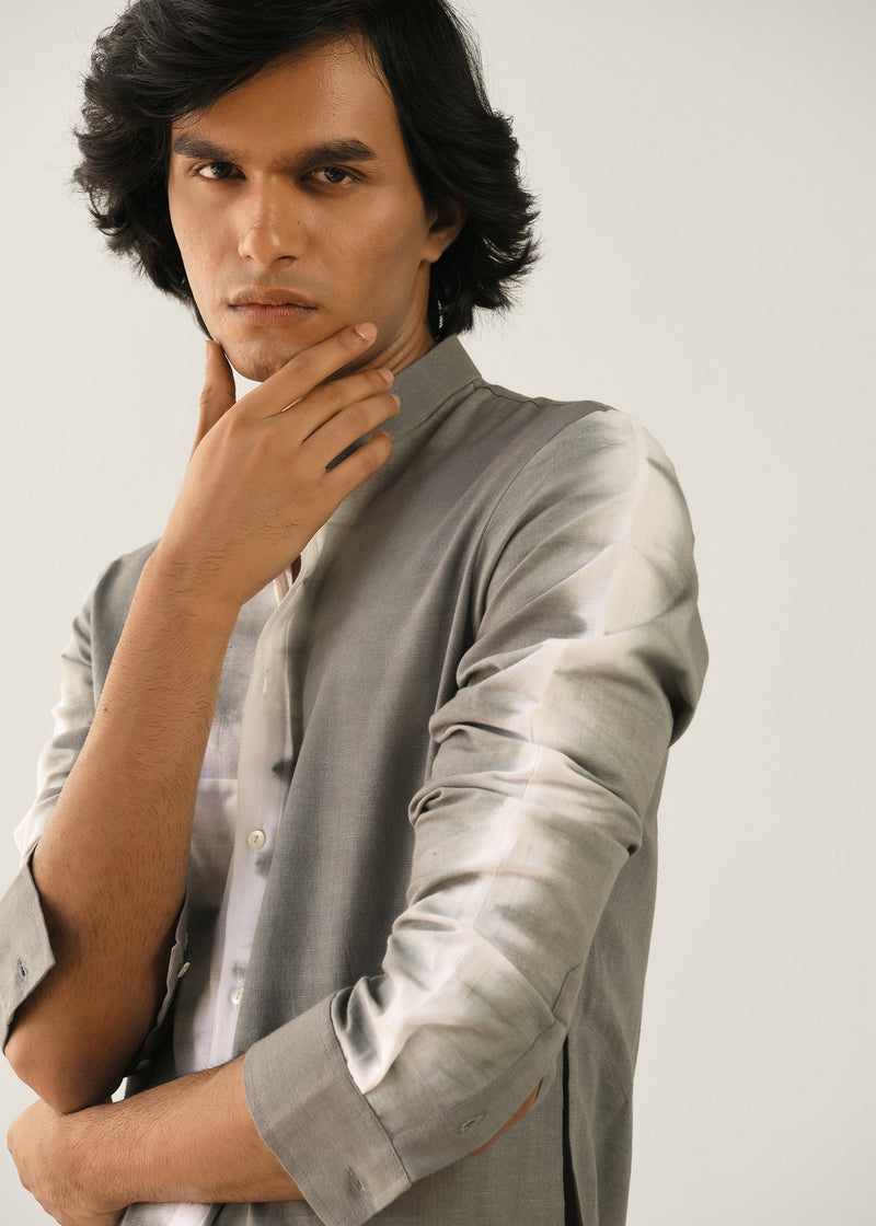 Block Tie Dye Kurta