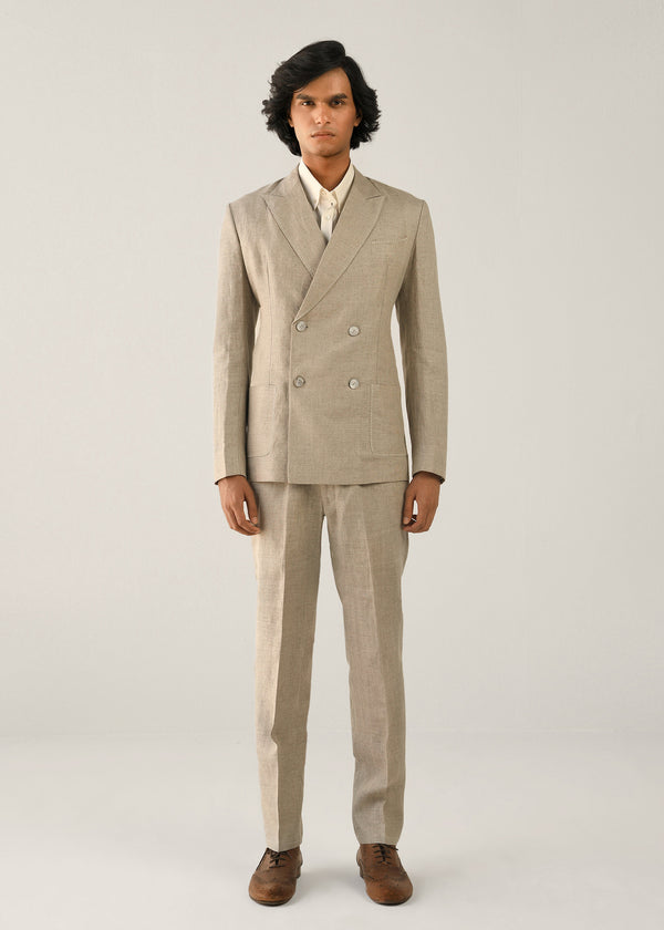 Hemp Double Breasted Jacket