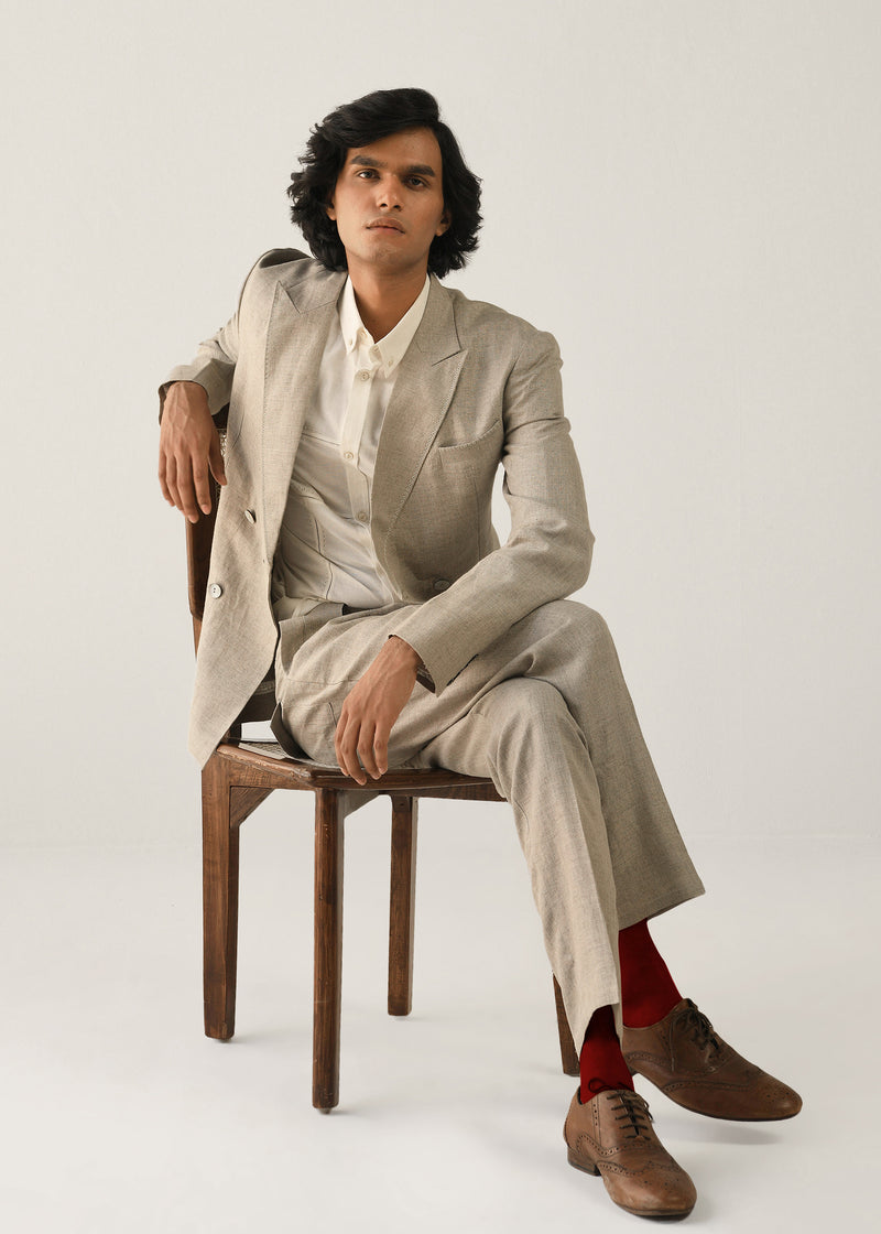 Hemp Double Breasted Jacket