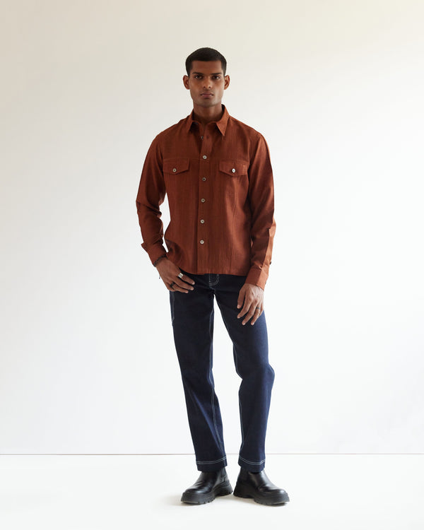 Silk Trucker Shirt