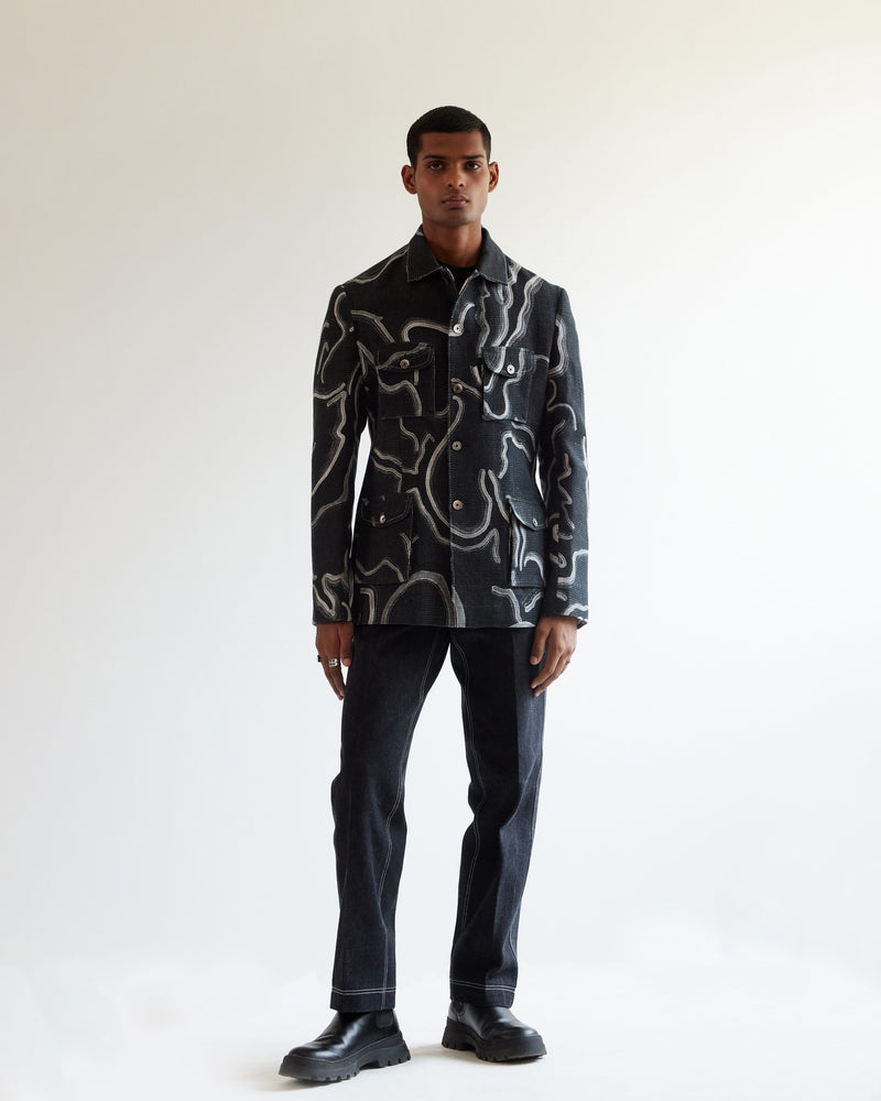 Desert Print Safari Jacket