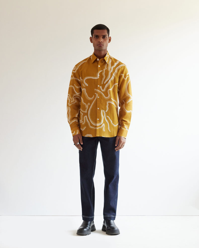 Desert Wave Print Shirt