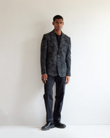 Black Hole Printed Blazer