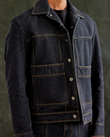 Contrast Multi-Thread Trucker Jacket